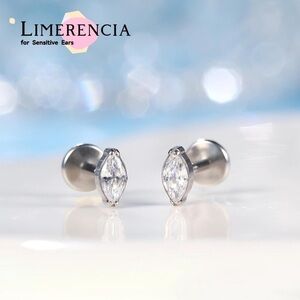 Limerencia G23 Hypoallergenic 18g Flat Back Stud Earrings